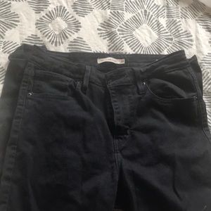 721 high rise black Levi’s